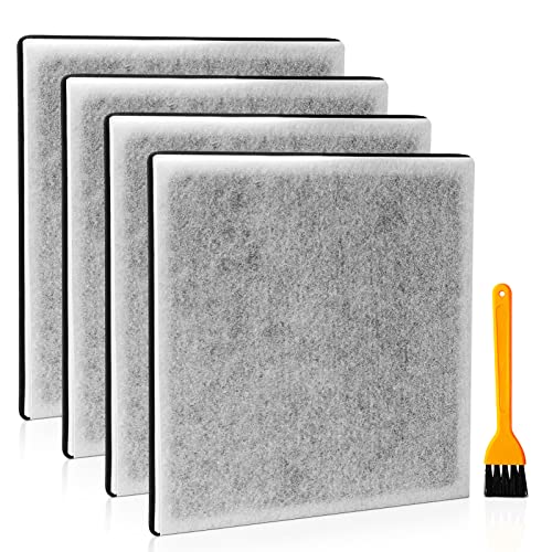 UOUOLONUN PureZone 3-in-1 True HEPA Replacement Filter Compatible with Pure Enrichment PureZone 3-in-1 Air Purifier (PEAIRPLG) Only, Part # PEAIRFIL, 4 Hepa Filters & 1 Cleaning Brush