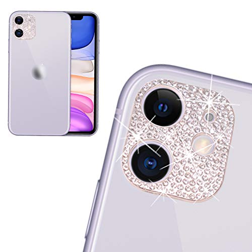 Rear Camera Decorations for iPhone 12 3D Bling Bling Diamond Lens Protective with Flash Hole Ring Anti-Fall Decorate Crystal Rhinestone Sticker iPhone12 Protector Cover Silver | The Storepaperoomates Retail Market - Fast Affordable Shopping