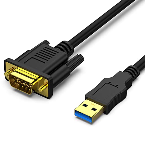 BENFEI USB 3.0 to VGA Cable, USB 3.0 to VGA Male to Male Cable – 6 Feet