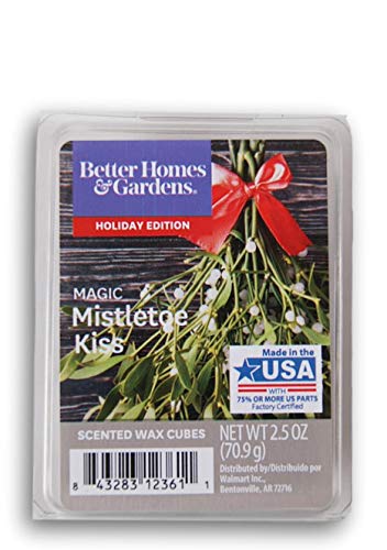 Better Homes and Gardens Scented Wax Cubes 2020 Editions – Magic Mistletoe Kiss – 2.5 Oz