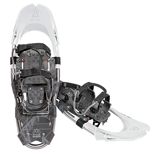 Wildhorn Delano Snowshoes for Women and Men. Lightweight Adjustable Binding All-Terrain TPU Cold Resistant Aluminum Frame Snow Shoes, Arctic White, 28