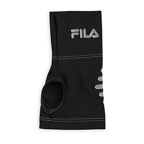 FILA Accessories Wrist Compression Sleeve – Wrist Brace Support for Women & Men – Carpal Tunnel, tendonitis, Arthritis Pain, Working Out for Left & Right Hand (L/XL)