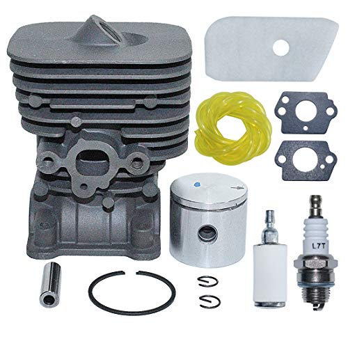 AUMEL 35mm Cylinder Piston Air Fuel Filter Line Gasket Kit for Husqvarna 128C 128CD 128L 128LD Trimmer 545008082