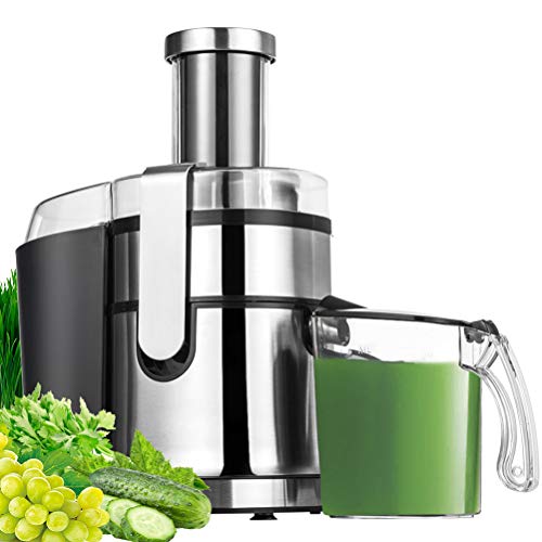 Juice Extractor,Wide Mouth Centrifugal Juicer Machine LED Touch Control Function with Juice Jug,Anti-drip,800W-High Nutrient Fruit & Vegetable 15.7 x 10.6 x 7.9″, 2021 Upgraded Version