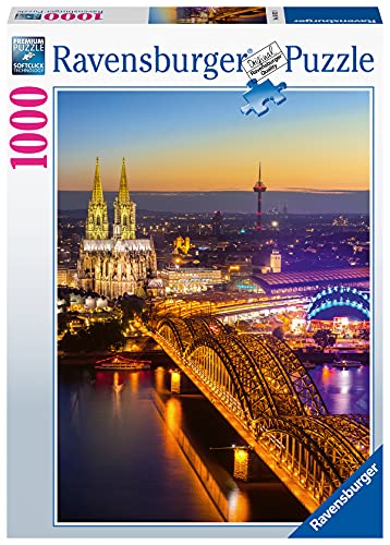 Ravensburger Cologne by Night 1000 Piece Jigsaw Puzzles for Adults & Kids Age 14 Years Up – City Puzzle [Amazon Exclusive]