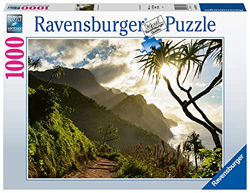 Ravensburger Kalalau Trail Kauai Hawaii 1000 Piece Jigsaw Puzzles for Adults & Kids Age 14 Years Up – Landscape Puzzle [Amazon Exclusive]