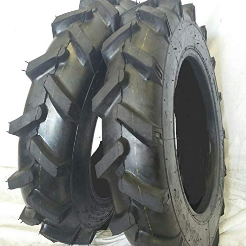 5.00X12, 5.00-12 KNK-52 R1 (2 TIRES) Rib Tractor Tires 4 PR