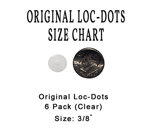 Original Loc-Dots – Computer Gaming Keyboard Ergonomic Location Learning Decal Stickers – 6 Pack, Clear, Single Raised Tactile Bump Dots, Easy to Apply, Strong Adhesive Backing, Made in USA | The Storepaperoomates Retail Market - Fast Affordable Shopping