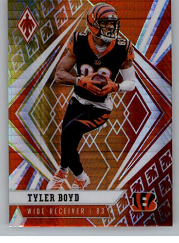 2020 Panini Phoenix Fanatics Exclusive Fire Burst Football #41 Tyler Boyd Cincinnati Bengals Official NFL Trading Card from Panini America in Raw (NM or Better) Condition