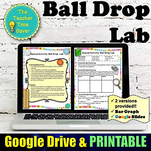 Ball Drop Lab- Digital Energy Unit Resource