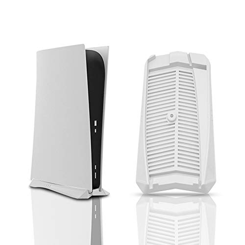 HEATFUN PS5 Stand, Vertical Stand for PS5 Disc Edition – White