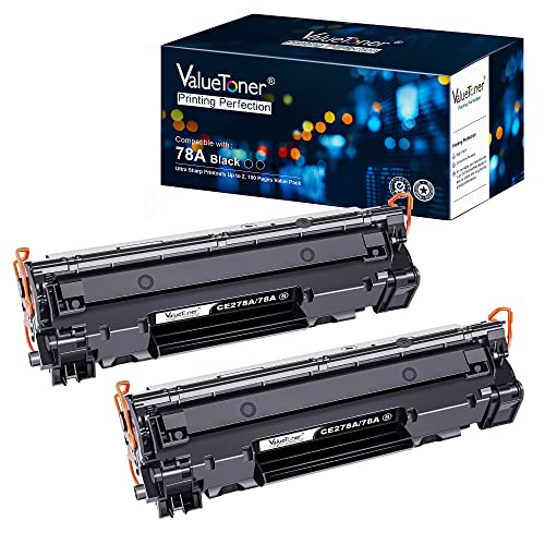 Valuetoner Compatible Toner Cartridge Replacement for HP 78A CE278A for Pro M1536dnf, P1606, P1606dn, P1566, P1560, M1536 MFP Printer ( Black, 2 Pack ) | The Storepaperoomates Retail Market - Fast Affordable Shopping