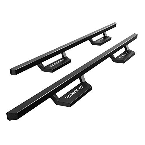 KYX Running Boards fit for 2019-2022 Ram 1500 Crew Cab (Exclude 2019-2022 Ram 1500 Classic), 5 inches Car Door Side Steps Nerf Bars Truck Boards Step Rails