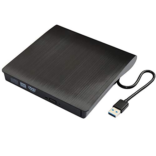 Actpe USB 3.0/Type-C Slim External DVD RW CD Writer Drive Burner Reader Player Optical Drives for Laptop PC