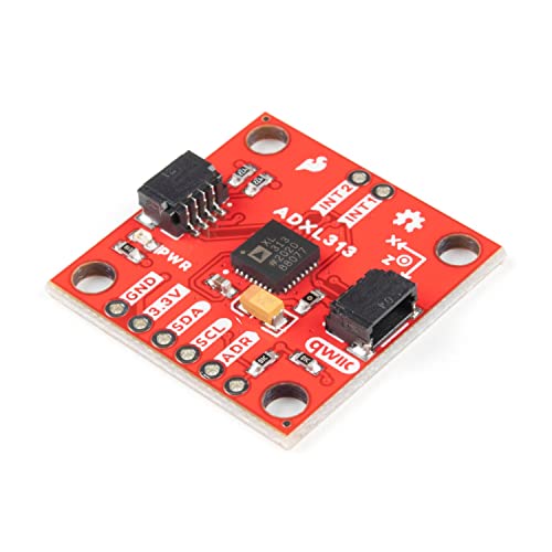 SparkFun Triple Axis Digital Accelerometer Breakout – ADXL313 (Qwiic) – Low Cost Low Power Up to 13-bit resolution-3-axis Accelerometer w/a 32-Level FIFO Stack Capable of Measuring up to ±4g