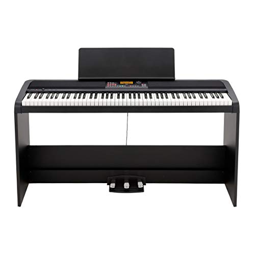 KORG XE20SP 88 Weighted Keys Digital Piano with Stand and 3 Pedals Bundle with Knox Gear Bench, Piano Light, & Piano Book/CD (4 Items) | The Storepaperoomates Retail Market - Fast Affordable Shopping