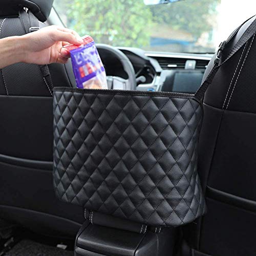 Car Seat Storage and Handbag Holding Net Hanging Storage Bag Between Car Seats,Barrier of Back Seat Pet Kids