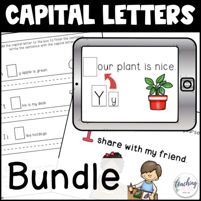 Writing Stations – Capital Letters BUNDLE – includes Days, Months, Holidays, Places, and MORE | The Storepaperoomates Retail Market - Fast Affordable Shopping