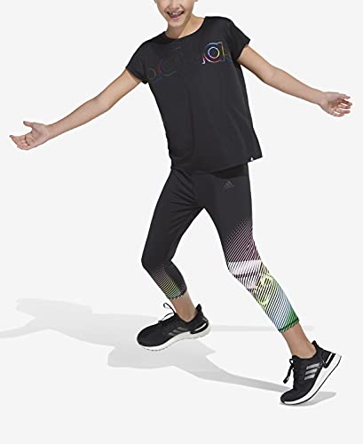 adidas Kids Innovation Graphic 7/8 Tights Black Multi MD (10-12 Big Kids) | The Storepaperoomates Retail Market - Fast Affordable Shopping