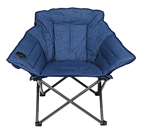 Zenithen Limited Guidesman Padded Folding Chair (Blue, Pack of 1)