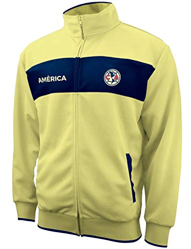 Icon Sports Club America Jacket – Official Men’s Casual Full Zip Up Track Jackets Soccer Football Club Active Training Top CA52TJ S