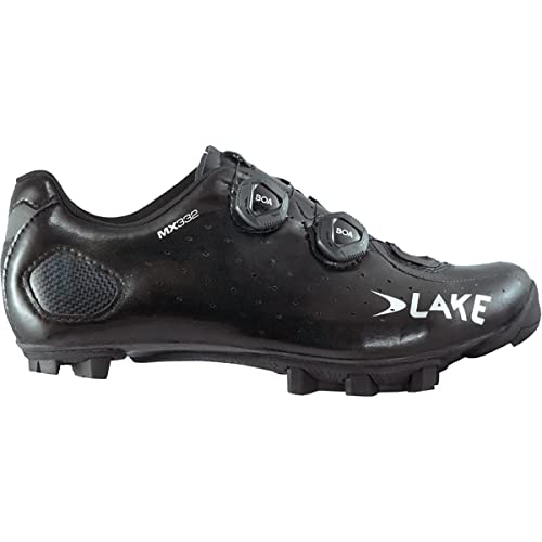 Lake MX332 Cycling Shoe – Women’s Black/Silver Clarino, 41.5