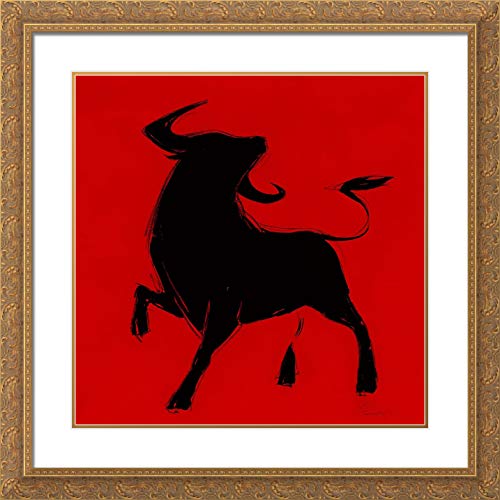 Panasenko, Inna 28×28 Large Gold Ornate Frame and Double Matted Museum Art Print Titled Toro I