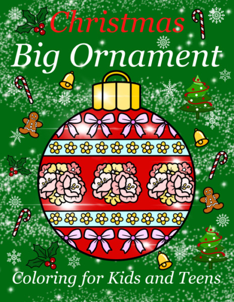 Christmas Big Ornament – Coloring for Kids and Teens
