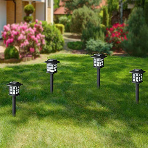 SuLethe 8 Pack Solar Pathway Garden Lights, Outdoor Waterproof Landscape Led Lighting Lamps for Patio, Path, Lawn, Walkway | The Storepaperoomates Retail Market - Fast Affordable Shopping
