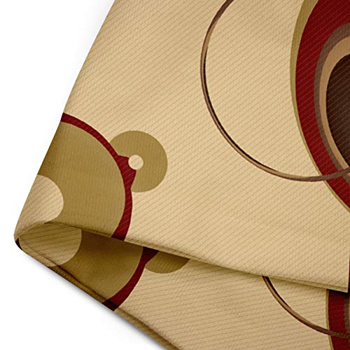 Emvency Set of 2 Throw Pillow Cover Colorful Circle Modern Bubbles Tan Circles Decorative Pillow Case Home Decor Square 18 x 18 Inch | The Storepaperoomates Retail Market - Fast Affordable Shopping
