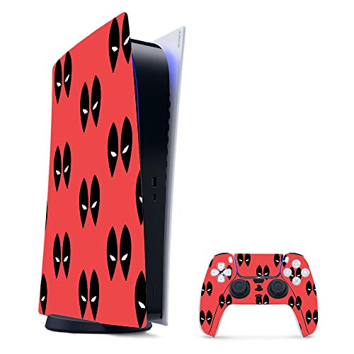 MIGHTY SKINS Skin Compatible with PS5 / Playstation 5 Digital Edition Bundle – Dead Eyes Pool | Protective, Durable, and Unique Vinyl Decal wrap Cover | Easy to Apply & Change Style | Made in The USA