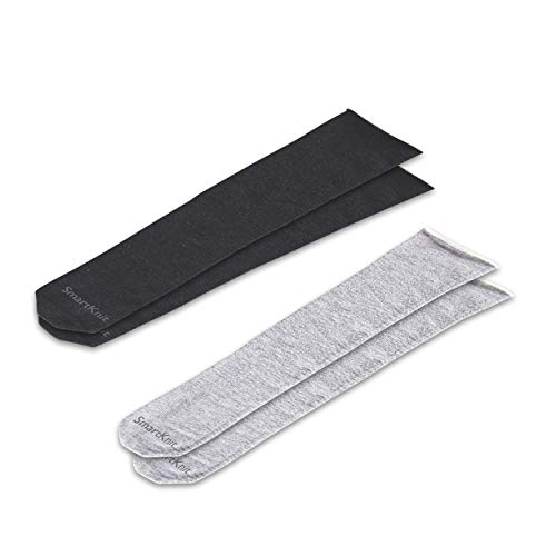 SmartKnit Adult AFO Interface Seamless Sensitivity Socks – 2 Pack (Charcoal & Gray, Adult Regular)