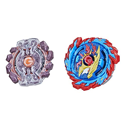 BEYBLADE Burst Surge Speedstorm Mirage Helios H6 and Gaianon G6 Spinning Top Dual Pack — 2 Battling Game Top Toy for Kids Ages 8 and Up