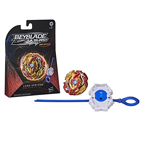 Beyblade Burst Pro Series Lord Spryzen Spinning Top Starter Pack — Balance Type Battling Game Top with Launcher Toy