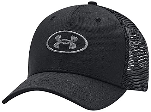 Under Armour mens Blitzing Trucker , Black (001)/Pitch Gray , One Size