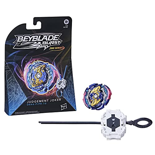 BEYBLADE Burst Pro Series Judgement Joker Spinning Top Starter Pack — Attack Type Battling Game Top with Launcher Toy