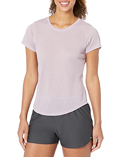 Under Armour Women’s Streaker Short-Sleeve T-Shirt , Mauve Pink (698)/Reflective , Large