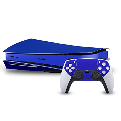 Ocean Blue Vinyl Decal Mod Skin Kit by System Skins – Compatible with Playstation 5 Console (PS5)