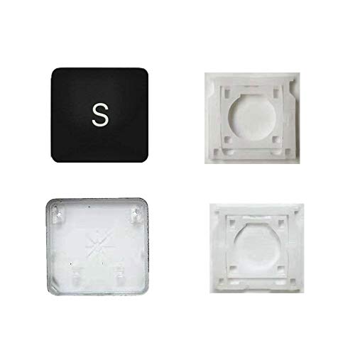 Replacement Individual AP08 Type S Key Cap and Hinges are Applicable for MacBook Pro Model A1425 A1502 A1398 for MacBook Air Model A1369/A1466 A1370/A1465 Keyboard to Replace The S Key Cap and Hinge