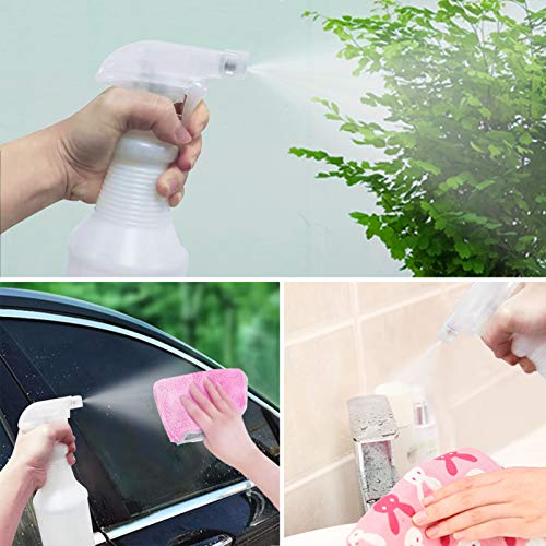 Cosywell Spray Bottle Mist Spray Stream Trigger Replacement Parts Spray Bottle Trigger Sprayer Bottle Nozzles With Pipes Fits 8 oz /16 oz 28/400 Round Neck Bottles Clear 2 Pcs (2PCS, Clear) | The Storepaperoomates Retail Market - Fast Affordable Shopping