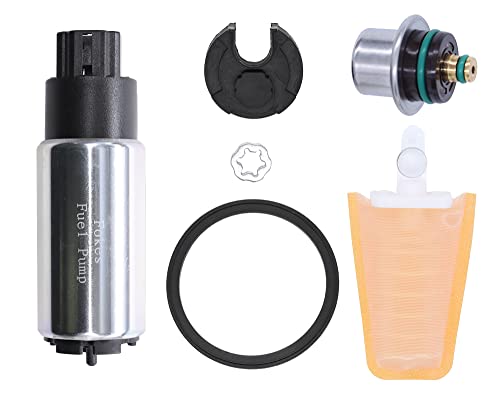 FOKES The high-performance Fuel Pump with Strainer and 43PSI Pressure Regulator Compatible with Polaris Ranger 500 700 800 (2006-2013) Replaces 2521121, 2520864, 2204306, 1240382, 1240239