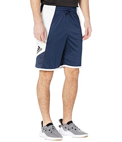 adidas Men’s Pro Madness Shorts, Collegiate Navy/Grey, X-Large