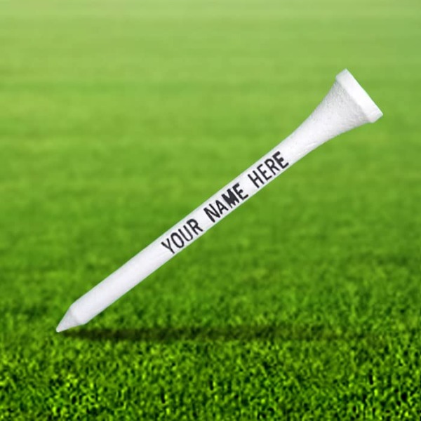 100 Personalized Golf Tees – Customized with Your Name Or Initials
