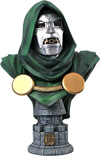 DIAMOND SELECT TOYS Marvel: Doctor Doom Legends in 3-Dimensions 1:2 Scale Bust, 10 inches