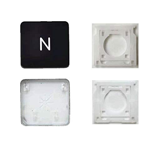 Replacement Individual AP08 Type N Key Cap and Hinges are Applicable for MacBook Pro Model A1425 A1502 A1398 for MacBook Air Model A1369/A1466 A1370/A1465 Keyboard to Replace The N Key Cap and Hinge