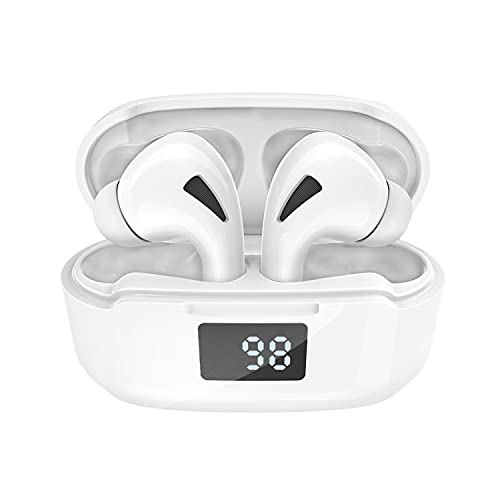BEYLE True Wireless Earbuds Bluetooth Headphones Microphone Touch Control USB-C IPX5 Waterproof Charging Case Earphones in-Ear Hi-Fi Stereo Deep Bass for Sports Gym Home Office