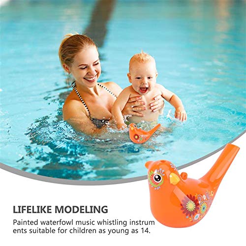 Tovip 1Pcs Coloured Drawing Water Bird Whistle Bathtime Musical Toy for Kids Early Learning Educational Children Gift Toy Musical Instrument | The Storepaperoomates Retail Market - Fast Affordable Shopping