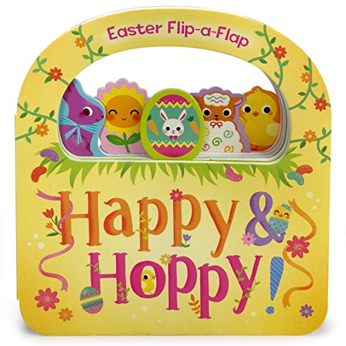 Happy & Hoppy – Children’s Flip-a-Flap Activity Board Book for Easter Baskets and Springtime Fun, Ages 1-5