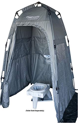 Portable Privacy Tent for Outdoor Showers, Changing Room & Compatible for Cleanwaste Camping Toilet – Surfing, Beach, Hiking, Ice Fishing & More – 6 ½ Ft. Tall with 4”x4”of Floor Space (D117PUP)