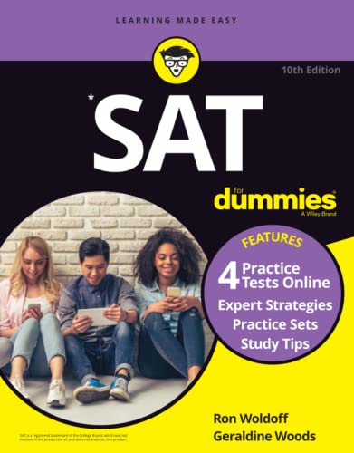 SAT For Dummies: Book + 4 Practice Tests Online